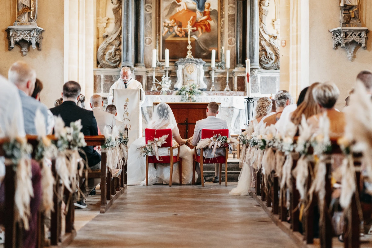 Photographie de mariage : ceremonie eglise