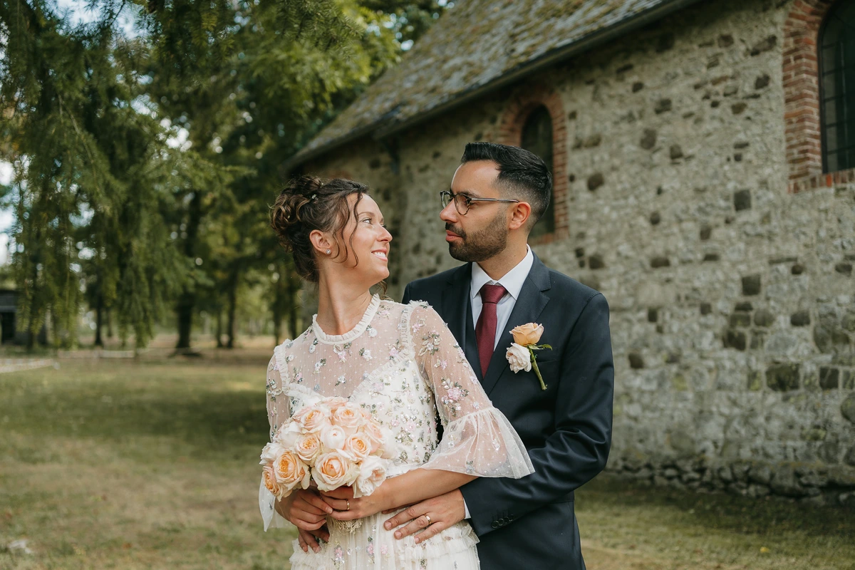 Photographie de mariage : couple portrait