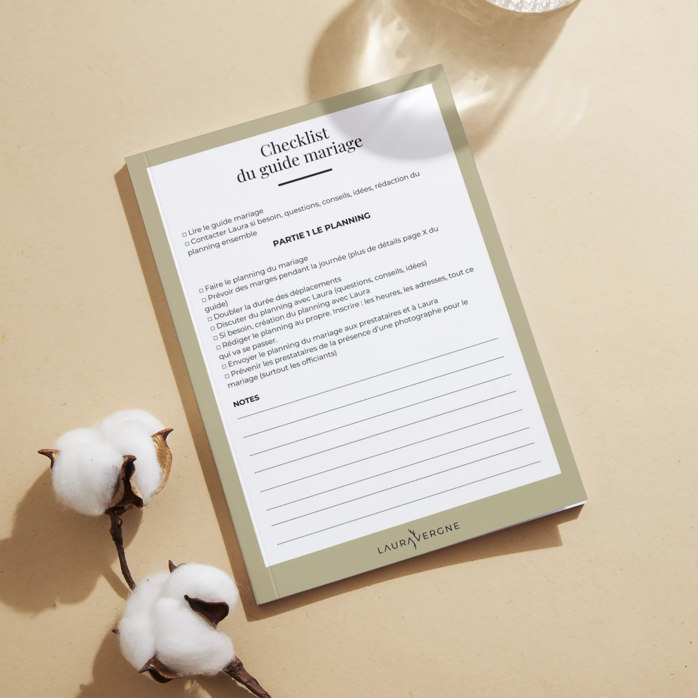 Checklist mariage Laura Vergne