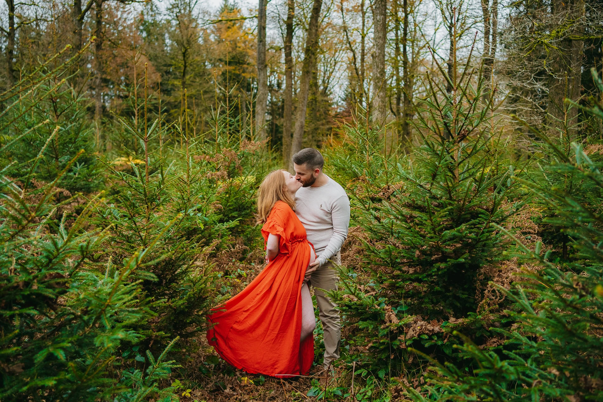 Couple attendant un bébé dans les Ardennes