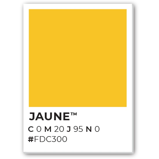 Détail du logo Laura Vergne : le jaune